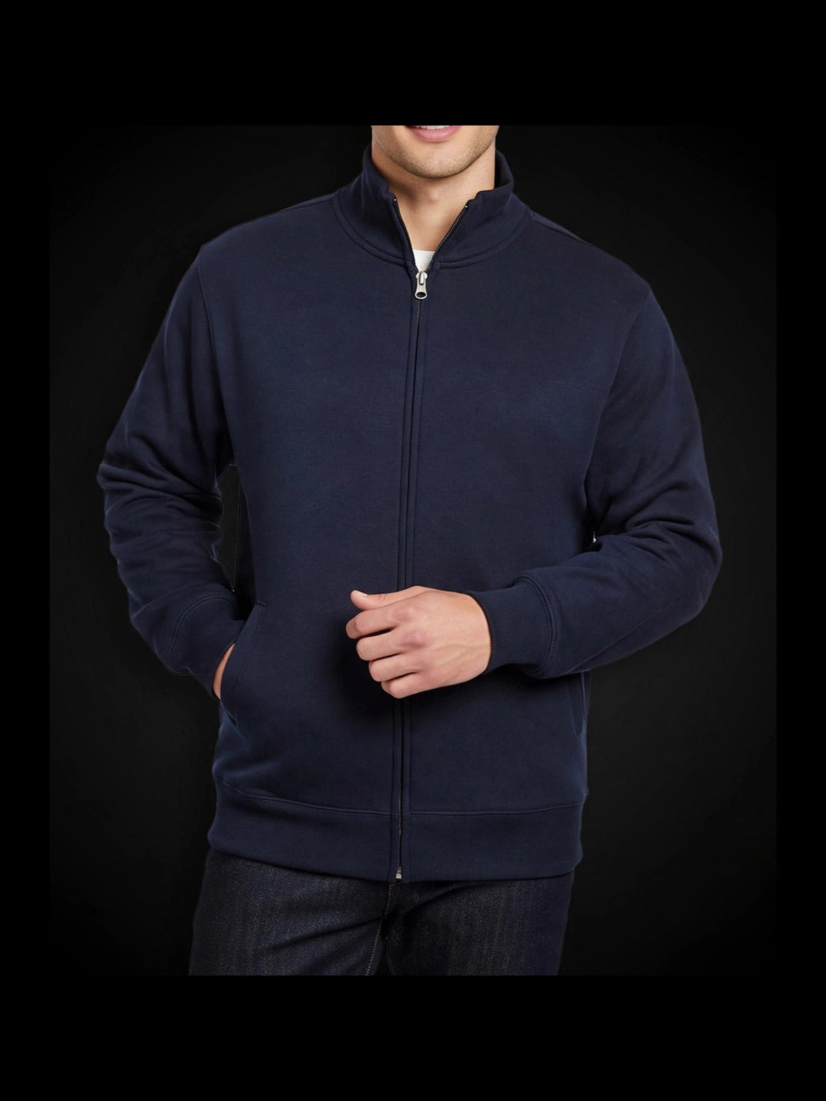 Sweatjacke Navy
