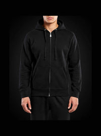 Zip-Hoodie Schwarz