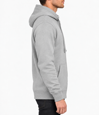 Zip-Hoodie Grau