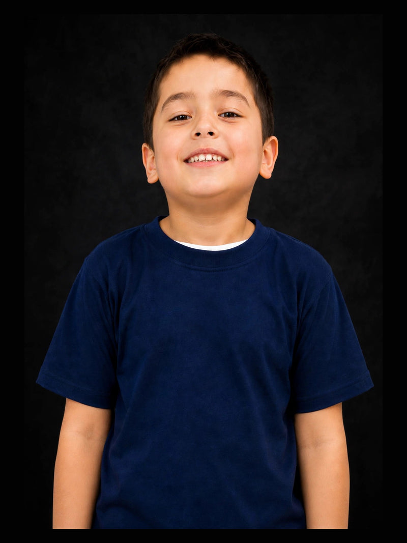 Kinder-T-Shirt Navy