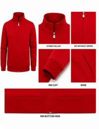 Sweatjacke Rot