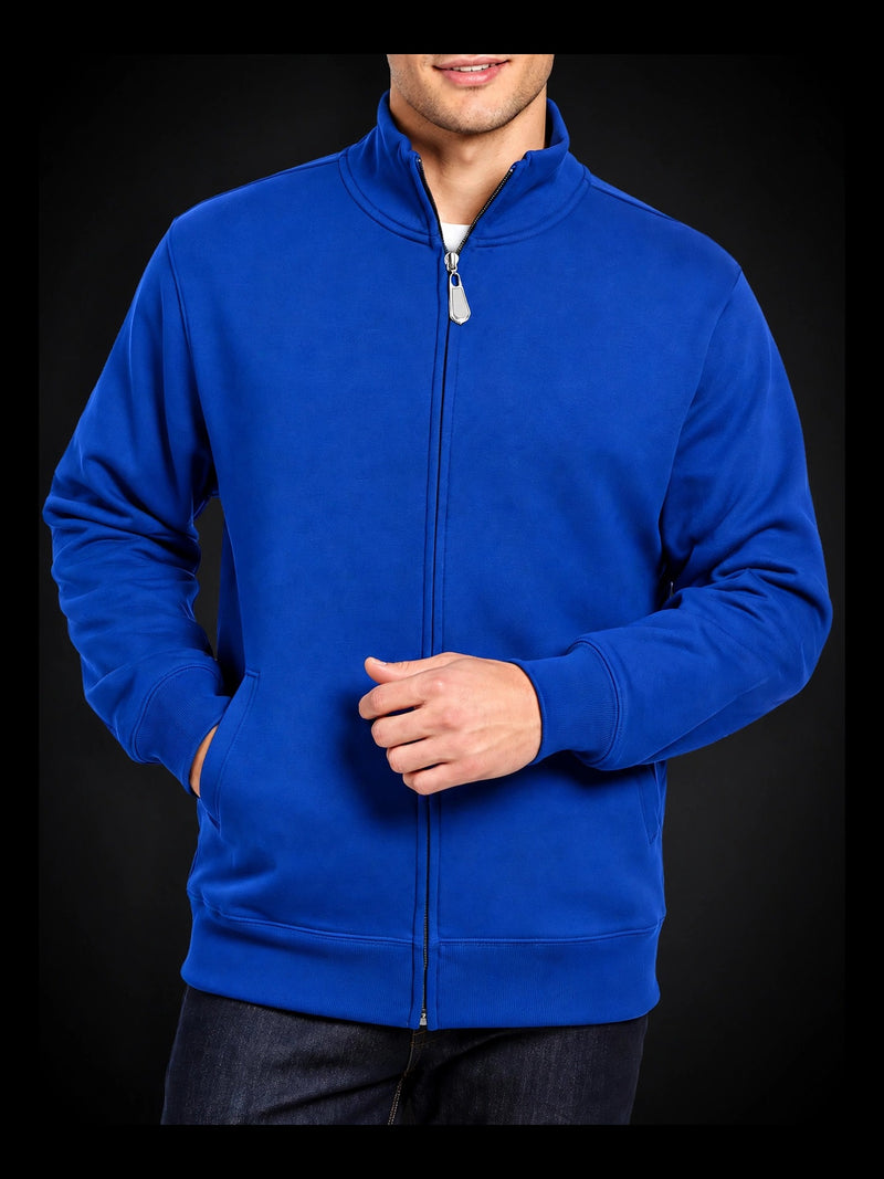 Sweatjacke Königsblau
