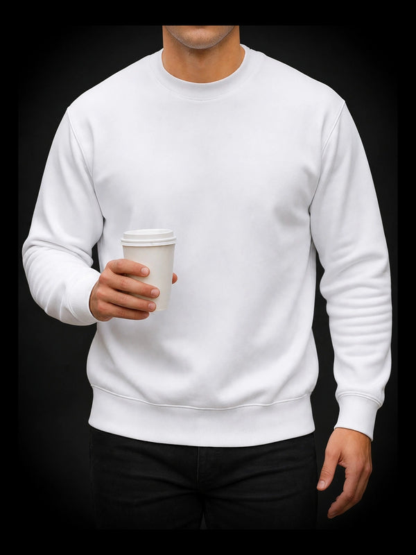 Sweatshirt Weiß