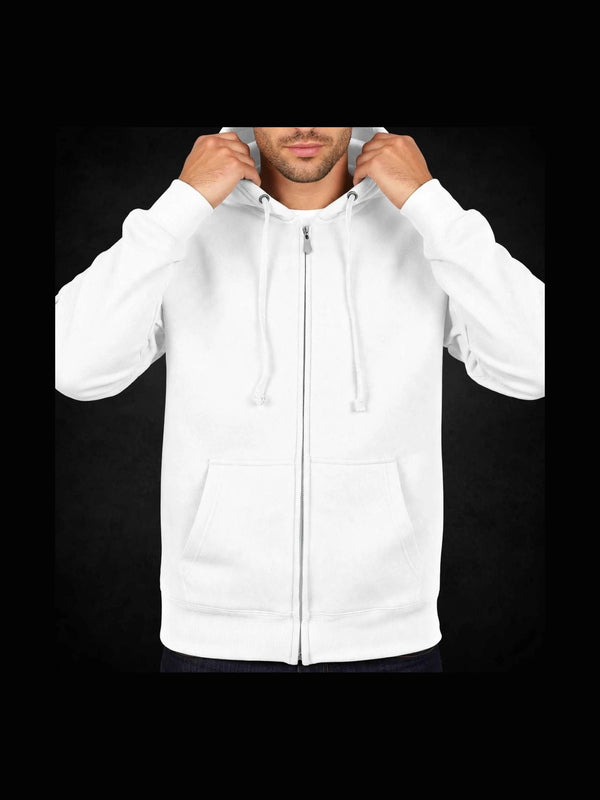 Zip-Hoodie Weiß